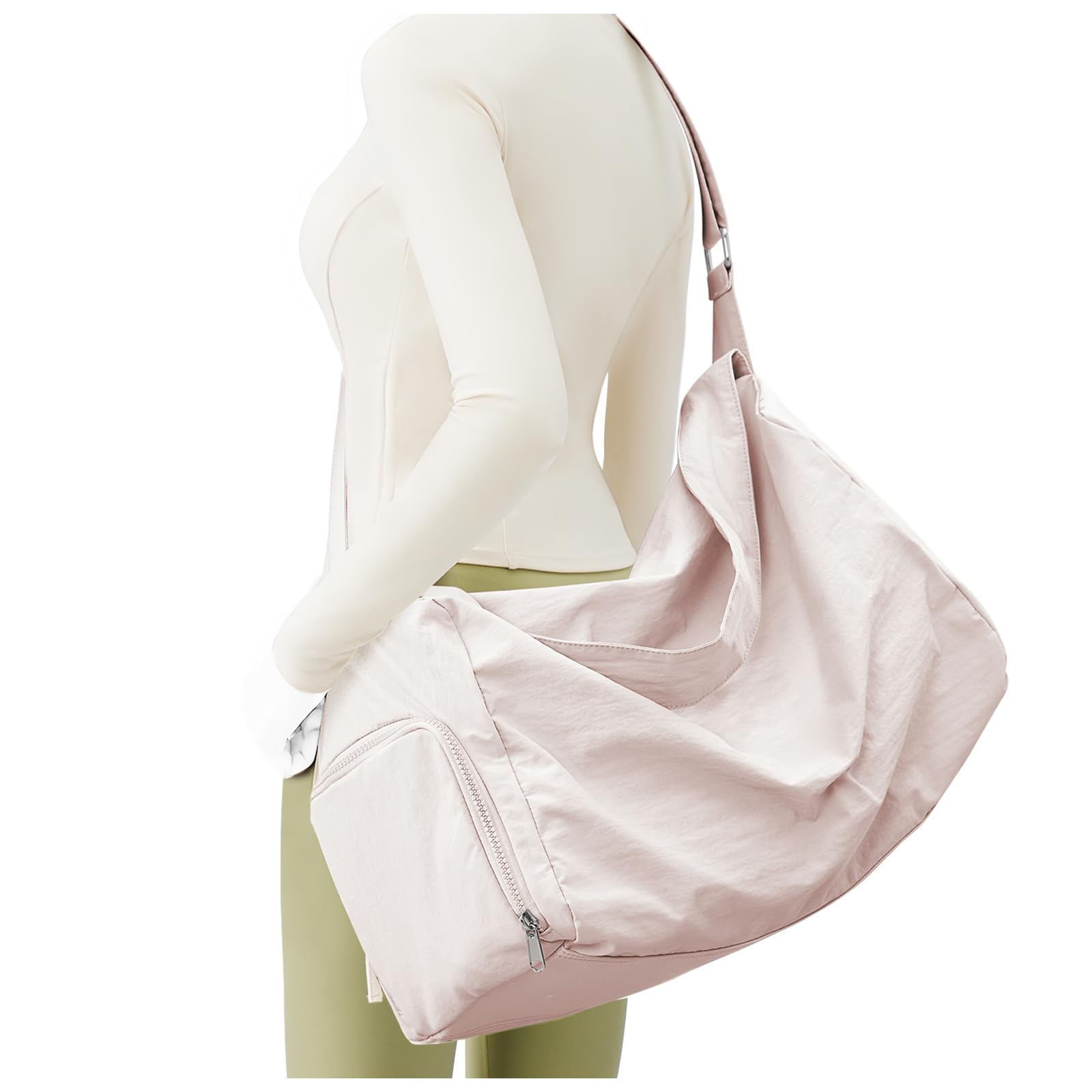 PALAY® Gym Bag with Shoe Compartment Workout Sport Duffle Bags for Women Travel Waterproof Shoulder Overnight Bag Lightweight Carry on Tote Bags for Swim, Yoga, Dance(Pink PALAY® Gym Bag with Shoe Compartment Workout Sport Duffle Bags for Women Travel Waterproof Shoulder Overnight Bag Lightweight Carry on Tote Bags for Swim, Yoga, Dance(Pink